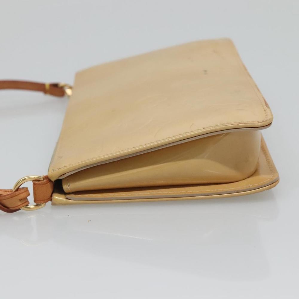 LOUIS VUITTON Monogram Vernis Lexington Pouch Beige M91010 LV Auth 136715 - Picture 3 of 16
